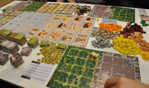 Photo by Rafal Kulinski  http://boardgamegeek.com/image/1817290/caverna-cave-farmers