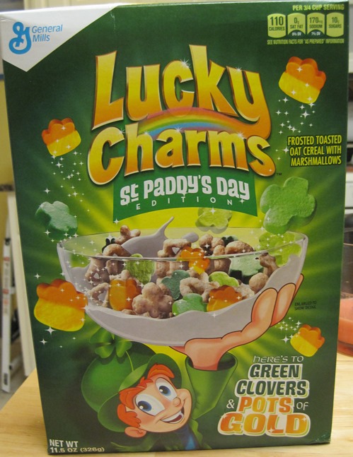 Review: St. Patrick's Day Edition Lucky Charms with Green Clovers