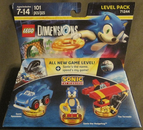 LEGO Sega Dimensions Minifigure 71244 - Sonic the Hedgehog w/ Ring