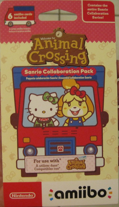 SOBRE AMIIBO ANIMAL CROSSING SERIES (SANRIO)